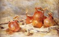 Henry cebollas bodegón Pierre Auguste Renoir
